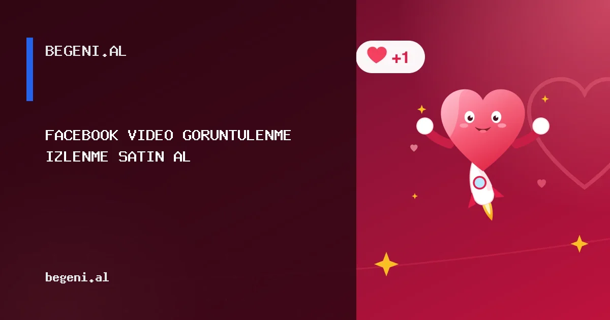 Facebook Video Görüntülenme Satın Al hizmeti için paket ve büyüme rehberi görseli