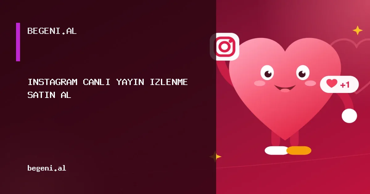 Instagram Canlı Yayın İzlenme hizmeti için paket ve büyüme rehberi görseli